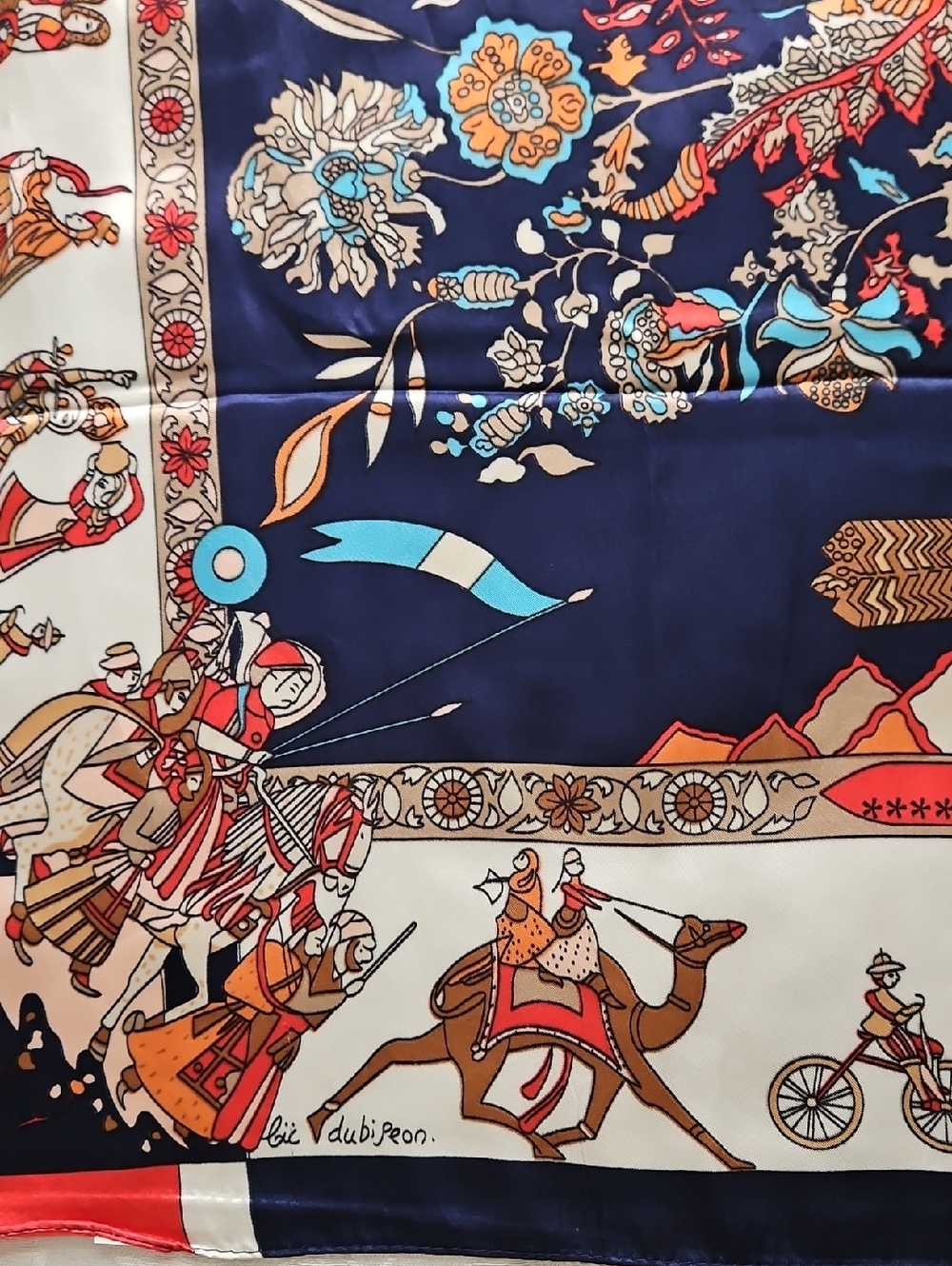 Indian Fantasies Tree Of Life Silk Scarf.